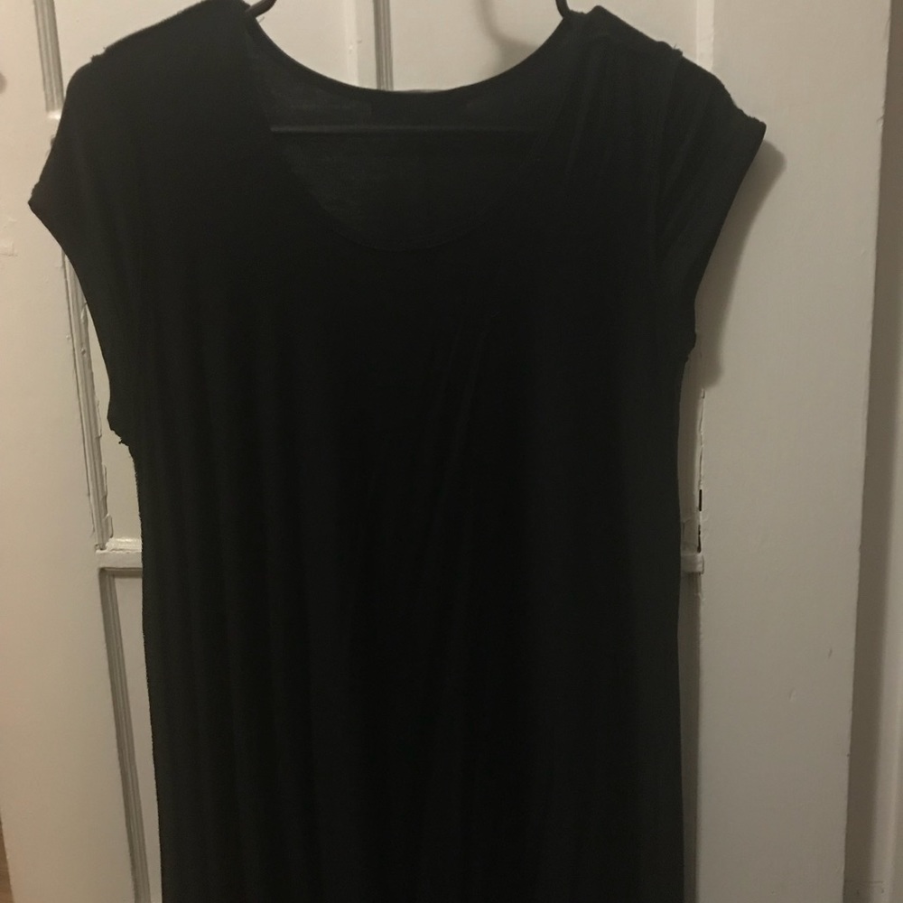 Black tee shirt dress